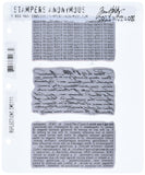 Tim Holtz Cling Stamps 7X8.5, Reflections