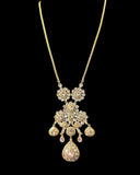 PS554 Long delicate kundan pendant mala ( READY TO SHIP )