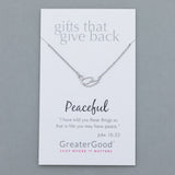 Mindfully Living Pewter Necklace