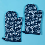 Distinctly Designed Oven Mitts - Set of 2