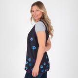 Paw Print Thick Knit Vest