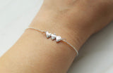 Holy Family Hearts® Bracelet Sterling Silver Tiny Version