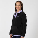 Paw Print Cadet Snap Fleece Pullover
