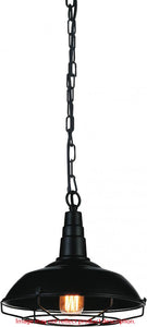 1 Light Down Mini Pendant With Antique Copper Finish