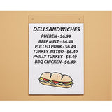 9624404 WALLMNT SIGN11WX81/2H Kinter 81/2 in. H X 1/4 in. W X 11 in. L Clear Landscape Display Sign Acrylic (Pack of 1)
