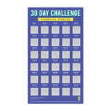 Thirty Day Challenge Scratch Poster