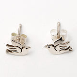 Dove Silhouette Sterling Earrings