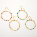 Gold-Plated Bohemian Crystal Earrings