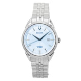 Bulova Sutton Stainless Steel Ice Blue Dial Automatic 96B423 MenS Watch