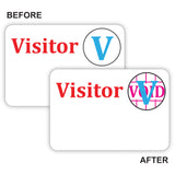 Time'S Up! Self-Expiring Visitor Badges, One Day Spot Badge, 3 X 2, 100/Bx, 97004