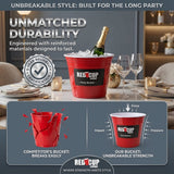 Reusable Red Party Ice Bucket