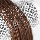 Eagle Fortress XL Ceramic + Ionic Round Hair Brush 0.98in - Grey