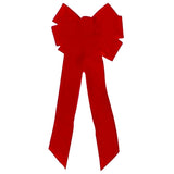CHRISTMS BOW VELV10X22X3 (Pack of 12)