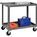 Global Industrial Steel Stock Cart W/2 Shelves 500 Lb. Capacity 36L X 24W X 36H