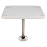 Springfield 16 x 28 Rectangle Table Package - White Thread-Lock