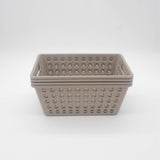 4-Pc Large Basket Set 11 X 7 X 4 Warm Gray