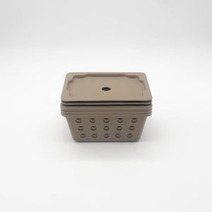 6-Pc Small Basket Set With Lid 7 X 5 X 3 Warm Gray