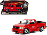 Ford F150 SVT Lightning Pickup Truck Red The Fast and the Furious (2001) Movie 25 Years of Fast & Furious Series 1/24 Dieca