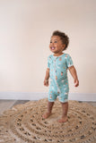 Puppy Egg Hunt (Romper) - Aquamarine