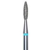 DIAMOND NAIL DRILL BIT, "FLAME", BLUE, HEAD DIAMETER 2.1/8MM (FA10B021/8) - STALEKS™