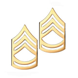 Army E7 Sergeant First Class STA-BRITE® Pin-on Rank (pair)