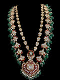 Subah long meenakari Rani haar with earrings ( READY TO SHIP )