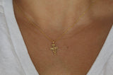Damiano Crucifix Necklace 14K Gold