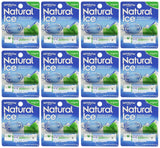 Mentholatum Natural Ice Medicated Lip Protectant Sunscreen, 0.16 Ounce (Pack of 12)