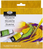 Royal & Langnickel Gouache Color Artist Tube Paint, 21ml, 6Pack