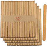 CraftySticks- 200 Pack 4.5 Inch Gold Metallic Painted Popsicle Sticks, Wood Craft Sticks for Crafts, Learning and STEM Basics