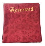Embroidered Jacquard Reserve Pew Cloths Pack of 4 (Burgundy)