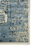 Kas Rugs Heritage Ivory/Blue Elegance 5'3 X 7'8 Plush Accent Rug