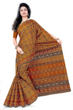 Tamaira Fashion Women'S Plain Weave Pure Cotton Saree Without Blouse Piece(11188_Mustard)
