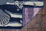Kas Rugs Lucia Blue Seashore 23 X 45 Indoor/Outdoor Accent Rug