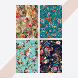 ISEE 360 4 Sheet Rose Flower Decoupage Paper Sticker for Craft DIY Scrapbooking Art Workers (A5 Size)