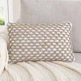 Boho Living Jada Decorative Throw, Includes Accent, Premium Woven Design, Living Room D cor, (1) 12 x 20 Pillow Cover with Inse