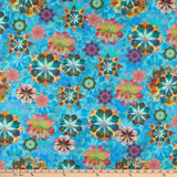 Kaufman Venice Large Flowers Multi, Fabric by the Yard