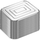 MontoPack Half-Size Aluminium Foil Lids | [50 Pack] | Perfect Fit for 9x13 Roasting Pans | Premium Quality for Baking & Catering
