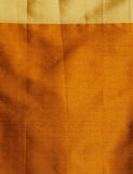 Leriya Fashion Womens Cotton Silk Solid Saree With Belt-Free Size (Orange)