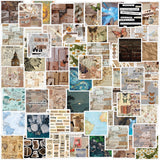 BirdS Mind 60 Pcs Vintage Stickers For Journals Scrapbook Sticker