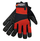 West Chester Protective Gear 012B/L Women's West County Gardener Gloves - Large, Brick, Work Gloves with Four-Way Spandex Backin