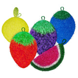 Dish Scrubbie Durable DishScrubber (5 Pc) - Long Lasting, Non-Scratch, Odorless and Reusable KitchenScrubber - All PurposeScrubb