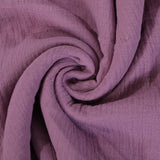 100% Cotton Double Gauze Muslin Fabric by The Yard, Crinkle Fabric, Swaddle Fabric, Cheesecloth Fabric, Choose from 40 Colors (D
