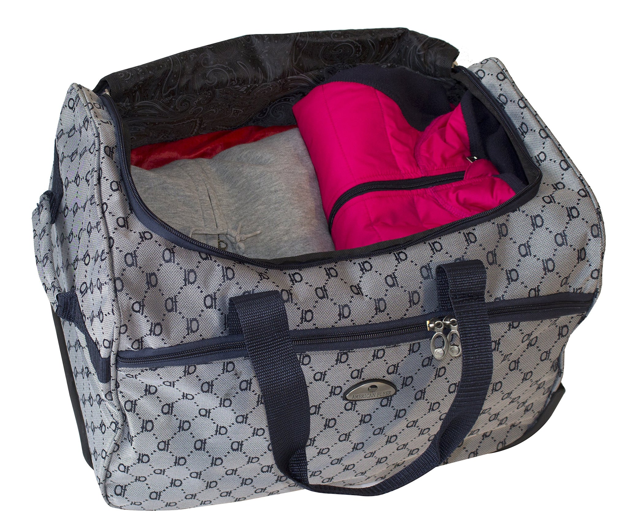 American Flyer Luggage Signature 4 Piece Set, Navy, One Size