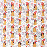 Singer, 100% Cotton, Festive Dogs in Hats, Cut by Yard
