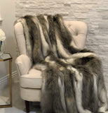 Plutus Brands Alaskan Hawk Throw Pillow, 80 X 110, White/Gray/Beige