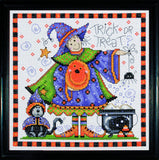 Design Works Crafts Counted Cross Stitch, Trick or Treat (2751), Multicolor, 8x8, 14 Count