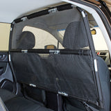 Deluxe 50 Wide Dog Barrier for Cars, SUVs, Trucks, and CUVs - Pet Restraint Backseat Divider | Mesh Net Screen Shield Behind Fro
