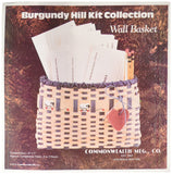 Commonwealth Basket Burgundy Hill Basket Kits, Wall Basket, 9Inch by, 7Inch