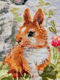 Riolis 1416 - Funny Rabbits - Counted Cross Stitch Kit 15 X 9 Zweigart 14 Ct. White Aida 24 Colors